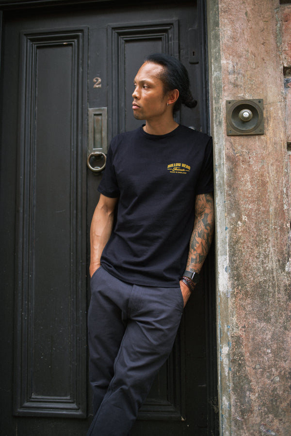 Black T-shirt, sustainable T-shirt, Classic Fit T-shirt