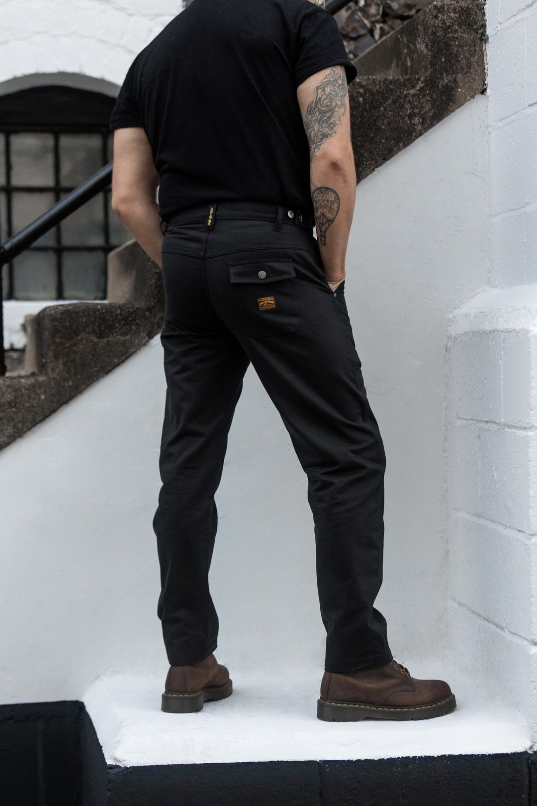 Twill Work Pants, Tabbed Work Pants, Workwear, Work Pants, Sustainable menswear, Cotton Trousers