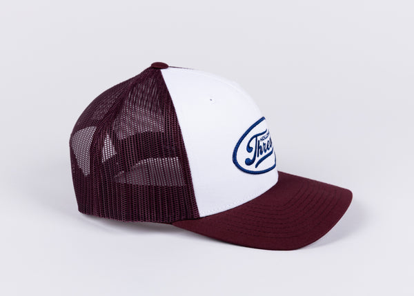 Oval Badge Retro Trucker Cap